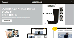 Desktop Screenshot of abo.telerama.fr